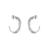 Swarovski Twist Mini Hoop Earring