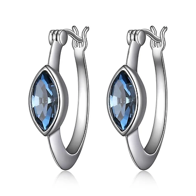 Elle Expression Swarovski Hoop