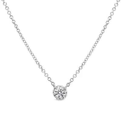 Glacier Fire 10K White Gold 0.20CTW Diamond Necklace