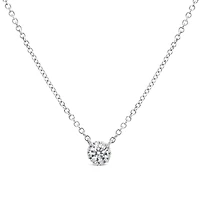 Glacier Fire 10K White Gold 0.20CTW Diamond Necklace