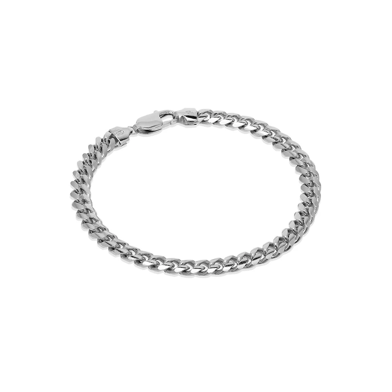 Sterling Silver 9" 6.3mm Miami Cuban Bracelet