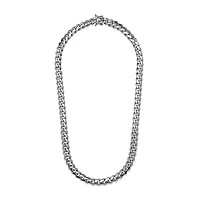 Sterling Silver 24" 9.3mm Miami Cuban Chain