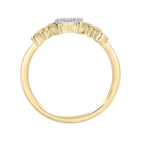 10K Yellow Gold 0.04CTW Diamond Mom Ring