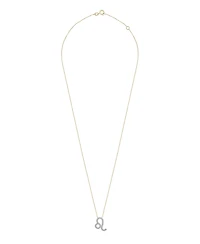 10K Yellow Gold Leo 0.10CTW Diamond Pendant