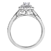 Charmed By Richard Calder 14K White Gold Pear 0.73CTW Diamond Ring