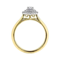 Charmed By Richard Calder 14K Yellow & White Gold 0.54CTW Oval Diamond Ring