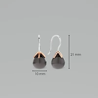 Ti Sento Iconic Grey Blue Earrings