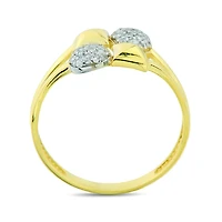 10K Yellow Gold Cubic Zirconia Ring
