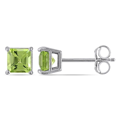 Julianna B 14K White Gold Peridot Earrings