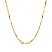 10K Yellow Gold 18" 1.35mm Round Box Chain