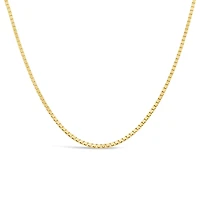 10K Yellow Gold 22" 1.3mm Box Chain