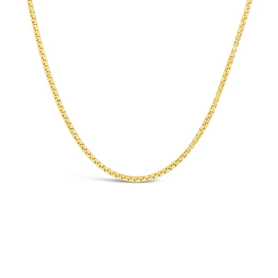 10K Yellow Gold 18" 0.9mm Box Chain