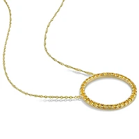 Julianna B 10K Yellow Gold Citrine Fashion Pendant