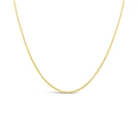 14K Yellow Gold 18" 0.8mm Box Link Chain