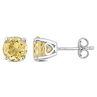 Julianna B Sterling Silver Citrine Earrings