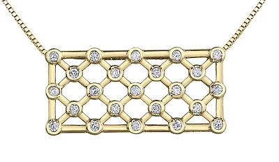 10K Yellow Gold 0.50CTW Diamond Pendant