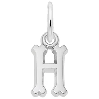 Sterling Silver Initial H Pendant