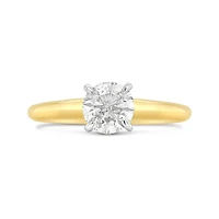 Glacier Fire 14K Yellow Gold 1.00CT Diamond Solitaire Ring