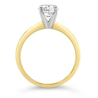 Glacier Fire 14K Yellow Gold 1.00CT Diamond Solitaire Ring