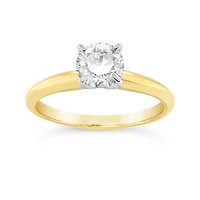 Glacier Fire 14K Yellow Gold 1.00CT Diamond Solitaire Ring