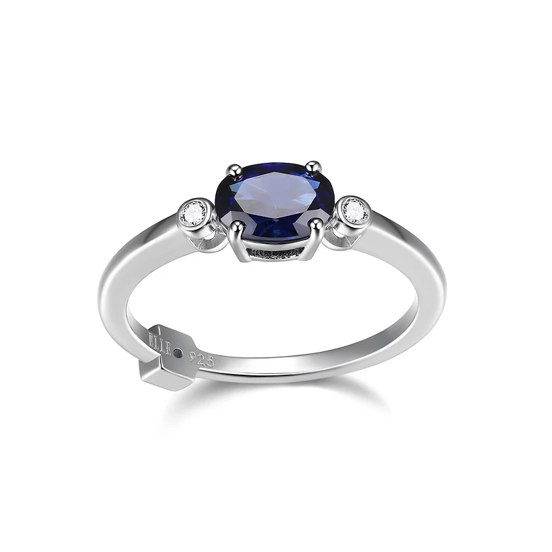 Elle Blue Star Ring