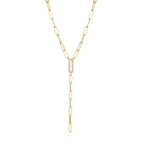 Reign Diamondlite Paperclip Link Y-Necklace