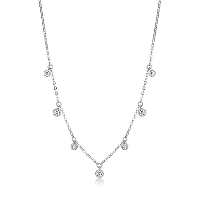 Reign Stations Milgrain Necklace