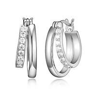 Reign Double Hoops Earrings