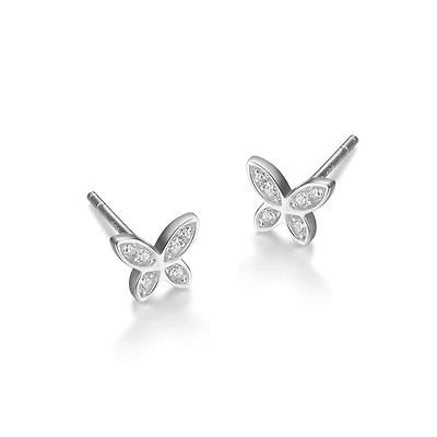 Reign Diamondlite Mini Butterfly Studs