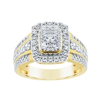 10K Yellow Gold 1.00CTW Diamond Fashion Ring