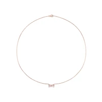Julianna B 10K Rose Gold 0.015 CTW Diamond & Morganite Necklace