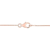 Julianna B 10K Rose Gold 0.015 CTW Diamond & Morganite Necklace