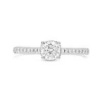 Charmed By Richard Calder 14K White Gold 0.93CTW Diamond Engagement Ring