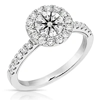 New Brilliance Lab Grown 1.50CTW Diamond Ring in 14K White Gold