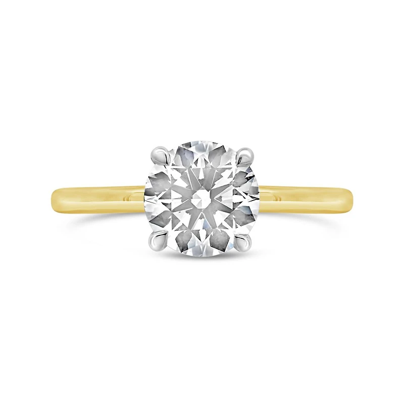 New Brilliance Lab Grown 1.58CTW Diamond Ring in 14K Yellow Gold