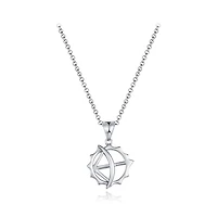 Sterling Silver 19" Bow & Arrow Pendant