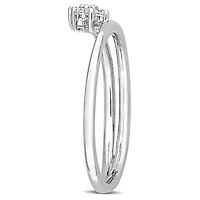 Julianna B Sterling Silver Diamond Promise Ring