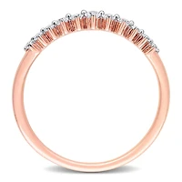 Julianna B 14K Rose Gold 0.21CTW Diamond Stackable Ring