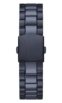 Guess Men's Navy Stainless Steel Watch