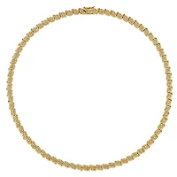 Julianna B Yellow Plated Sterling Silver 0.52CTW Diamond Necklace