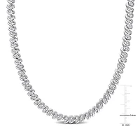 Julianna B Sterling Silver 1.98CTW Diamond Necklace