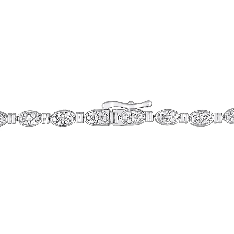 Julianna B Sterling Silver 0.50CTW Diamond Necklace