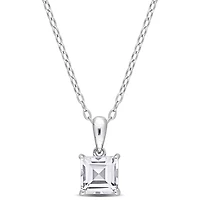 Julianna B Sterling Silver White Topaz Pendant