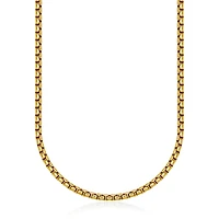 SteelX Stainless Steel Round Box Chain