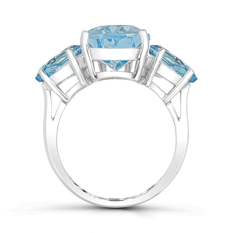 Sterling Silver Sky Blue Topaz Ring