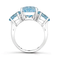Sterling Silver Sky Blue Topaz Ring