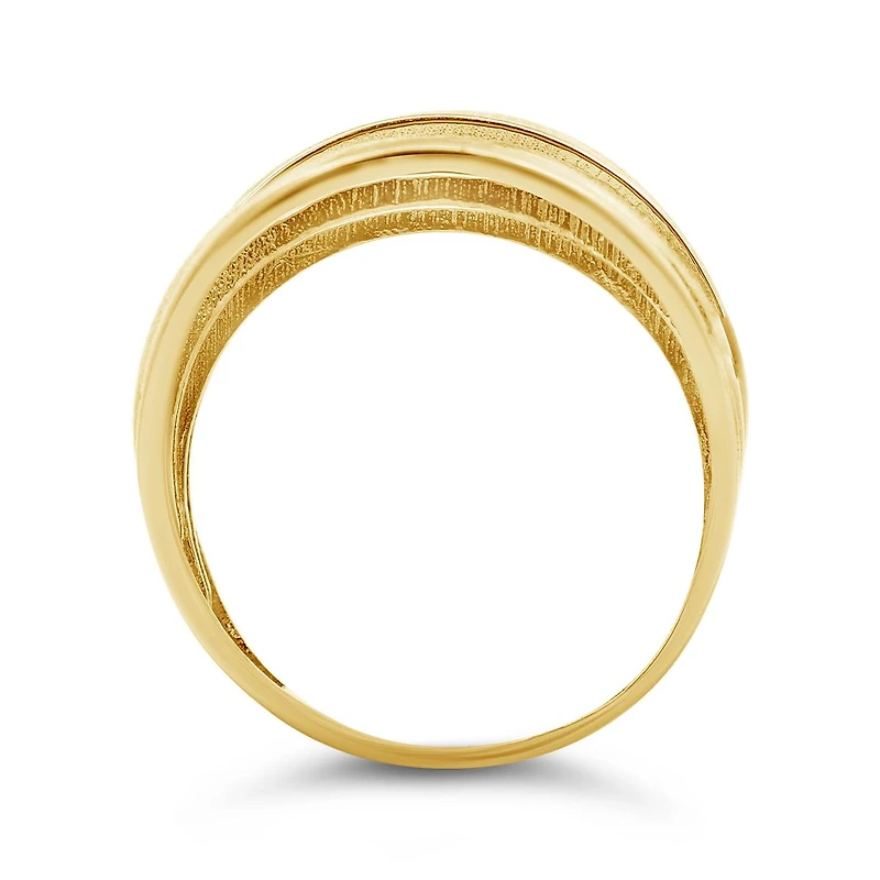10K Yellow Gold Multi-Band Ring