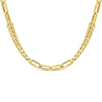 10K Yellow Gold 4.5mm 18" Miami Paperclip Link Chain