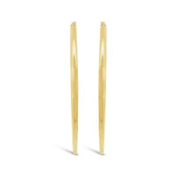 10K Yellow Gold Large Hoop Earring