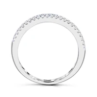 14K White Gold Ruby and Diamond Ring